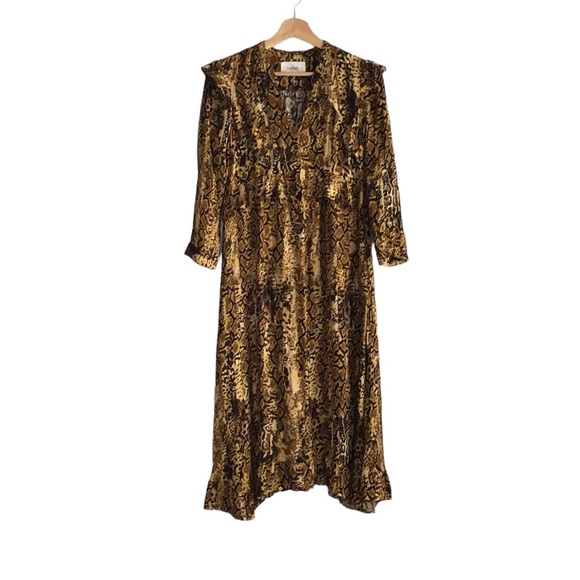Ba&sh Sahara Snake Print Midi Dress, size XS - Picture 4 of 16
